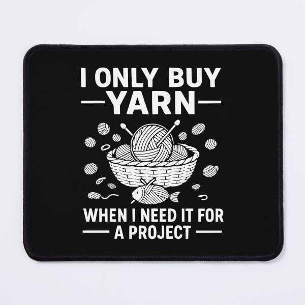 Item preview, knitting funny knitting quote designed and sold by kiakuki.