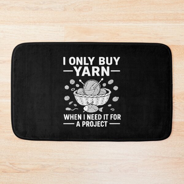 Item preview, knitting funny knitting quote designed and sold by kiakuki.
