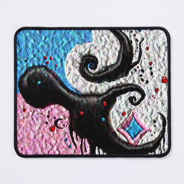 Item preview, yin and flow C rough canvas colorful geometric abstract design designed and sold by SmashingDeals.
