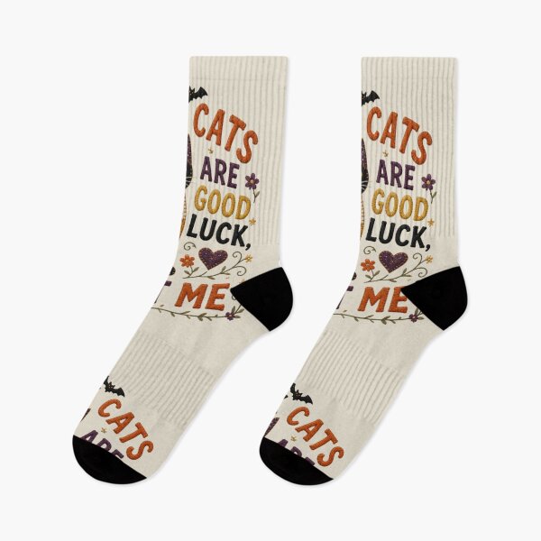 Item preview, Black Cats Are Good Luck Patchwork Cat Halloween Design designed and sold by Panom Suavichien.