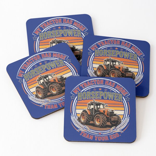 Item preview, Funny tractor t-shirt - My tractor has more horsepower than your ego designed and sold by Mahilis.