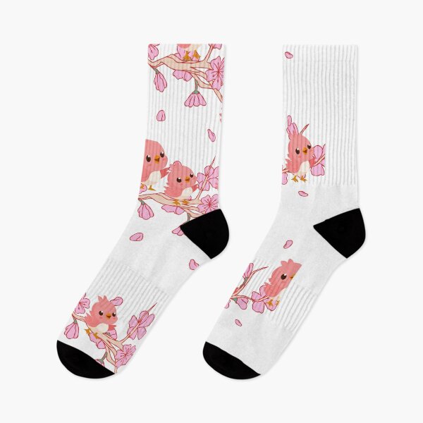 Item preview, Cute Kawaii Cherry Blossom Bird Pattern - Soft Pastel Coquette Aesthetic designed and sold by SakinahArt.