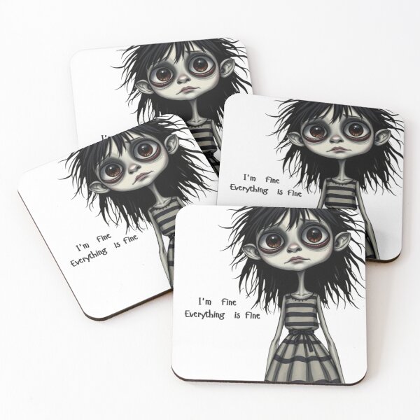 Item preview, I'm  fine  everything is  fine  designed and sold by Theweirdsista.