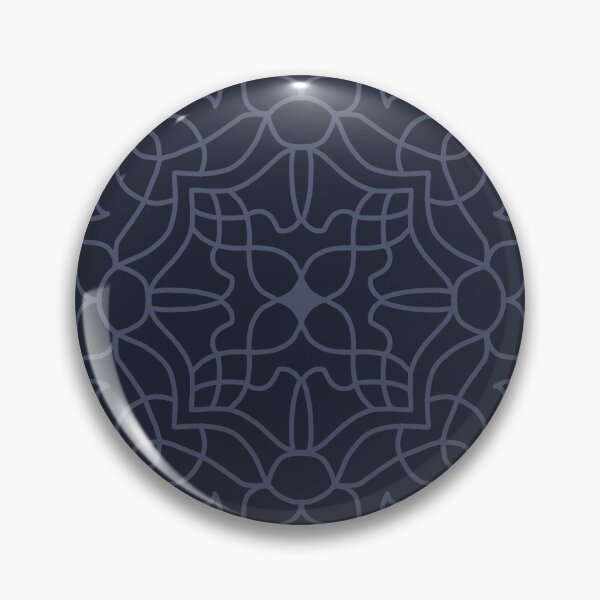 Item preview, Midnight Blue Floral Arabesque Seamless Pattern designed and sold by AleksaDesignMTL.