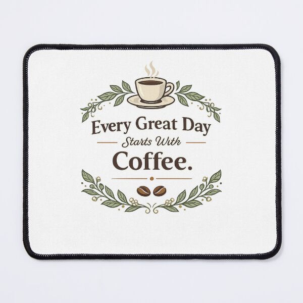 Item preview, Every Great Day Starts With Coffee | Premium Coffee Lover Design designed and sold by BurnekSupreme.