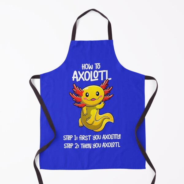 Item preview, Axolotl – How to axolotl - cute waving axolotl design (on dark colors) designed and sold by messy-nessie.