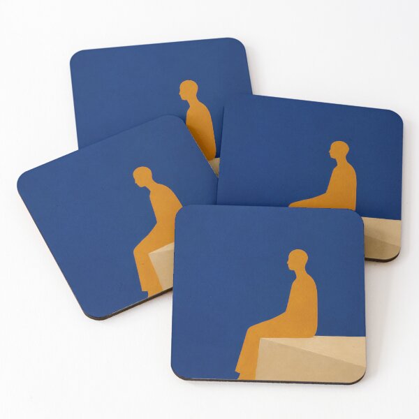 Item preview, "Taking a Moment" –  Minimalist Figure Art designed and sold by Moodzu.