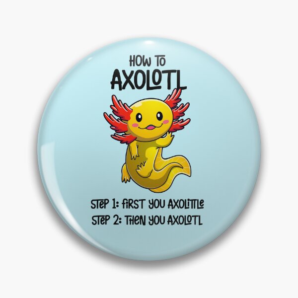 Artikelvorschau, Axolotl – Anleitung zum Axolotl-Design – niedliches, winkendes Axolotl-Motiv (auf hellen Farben) entworfen und verkauft von messy-nessie.