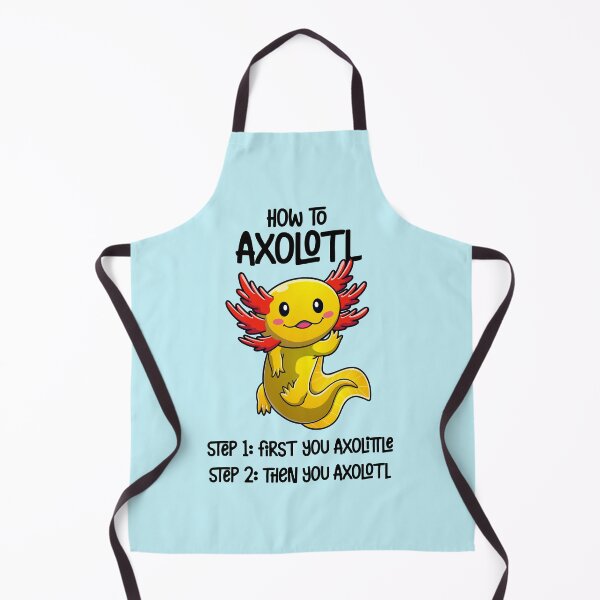 Item preview, Axolotl – How to axolotl - cute waving axolotl design (on light colors) designed and sold by messy-nessie.
