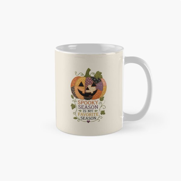 Item preview, Spooky Season Is My Favorite Season Patchwork Pumpkin Design designed and sold by Panom Suavichien.