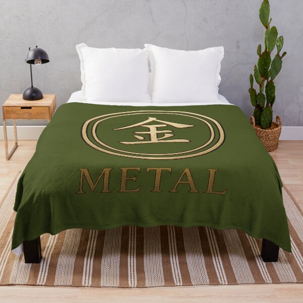 Item preview, Metal Kanji Emblem – Japanese Five Elements Symbol designed and sold by BB Design Garage.