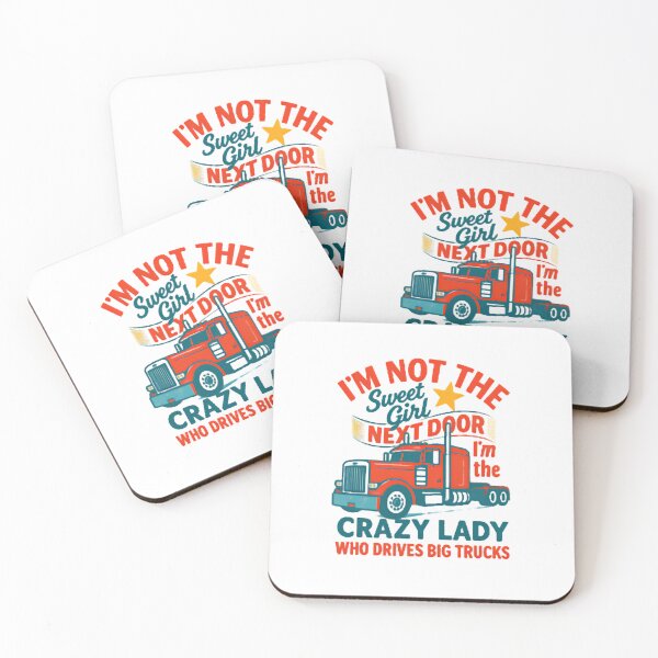 Item preview, Crazy Lady Trucker designed and sold by Colorful-Garden.