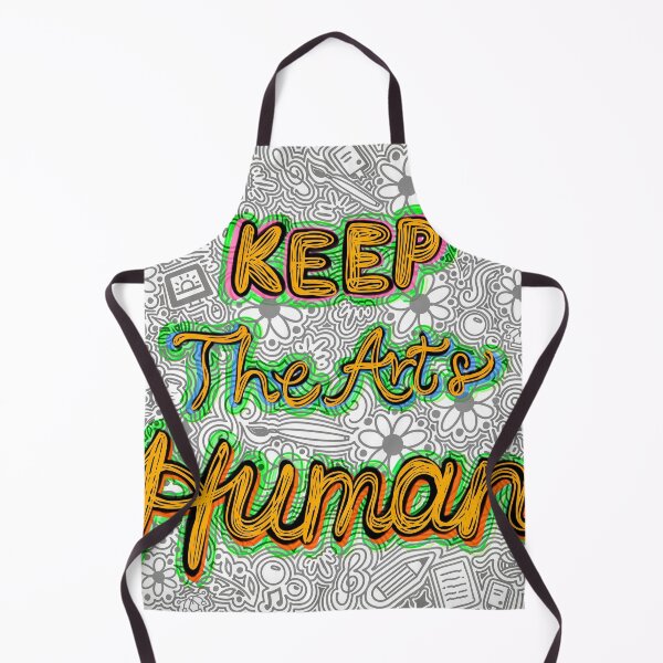 Item preview, Keep The Arts Human | Anti A.I. Art hand drawn doodles of creative arts designed and sold by LibrarianLauren.