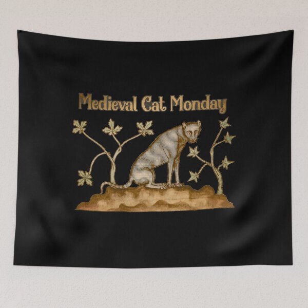 Item preview, medieval cat monday designed and sold by cajashop.
