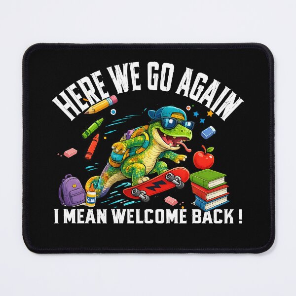 Item preview, Here We Go Again Cute Chameleon Back To School Classroom designed and sold by QuiteOrbit.