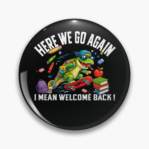 Item preview, Here We Go Again Cute Chameleon Back To School Classroom designed and sold by QuiteOrbit.
