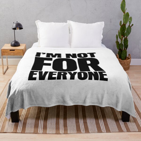 Item preview, I'm Not For Everyone Bold Minimalist Typography designed and sold by Aliplus+.