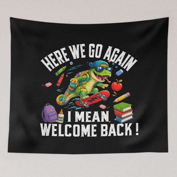 Item preview, Funny Welcome Back To School Chameleon Skateboard Teacher Gift designed and sold by QuiteOrbit.