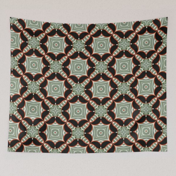 Item preview, Tribal Diamond Pattern designed and sold by Shy Fractal Designs.