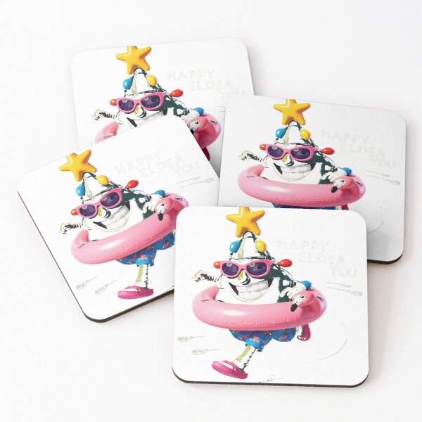 Item preview, Christmas Tree Flamingo Float Pool Summer designed and sold by icm4639.