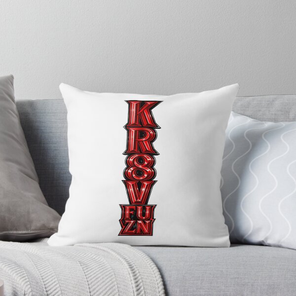 Item preview, KR8V FUZN Red & Black 3D Streetwear Typography designed and sold by Kr8vFuzn.
