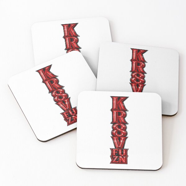 Item preview, KR8V FUZN Red & Black 3D Streetwear Typography designed and sold by Kr8vFuzn.