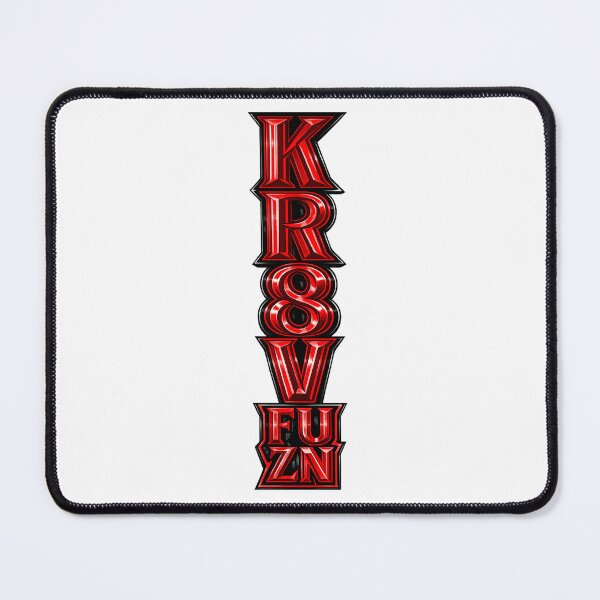 Item preview, KR8V FUZN Red & Black 3D Streetwear Typography designed and sold by Kr8vFuzn.