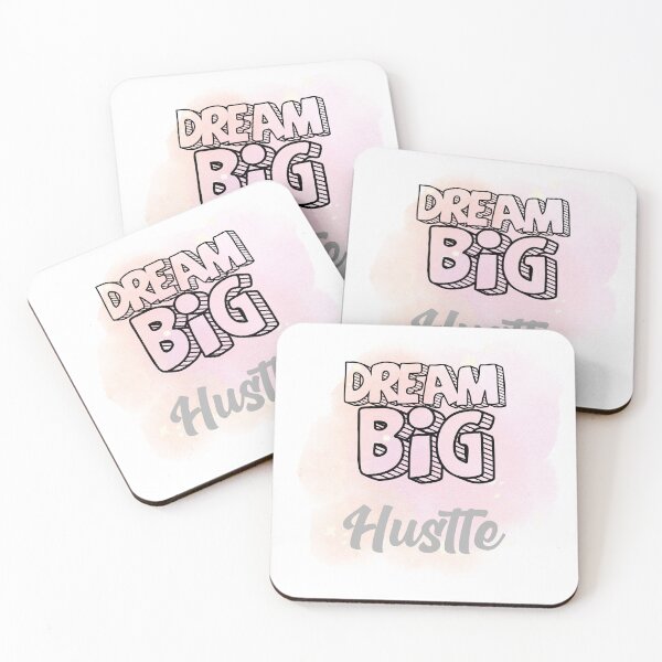 Item preview, Dream Big Hustle Pink designed and sold by Loly-Press.