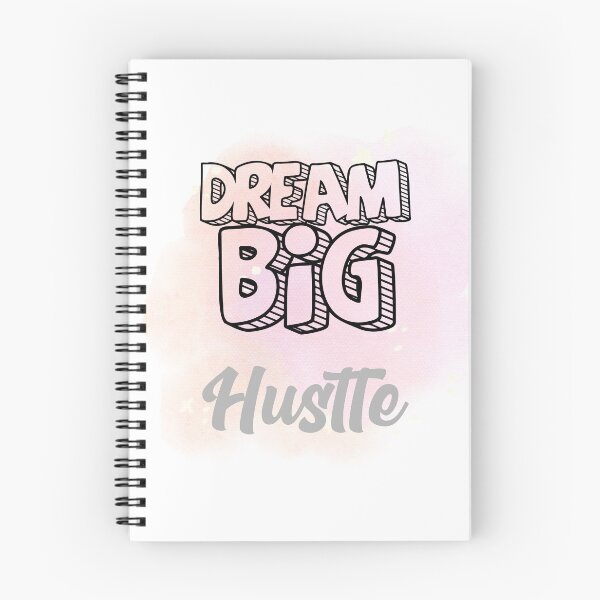 Item preview, Dream Big Hustle Pink designed and sold by Loly-Press.