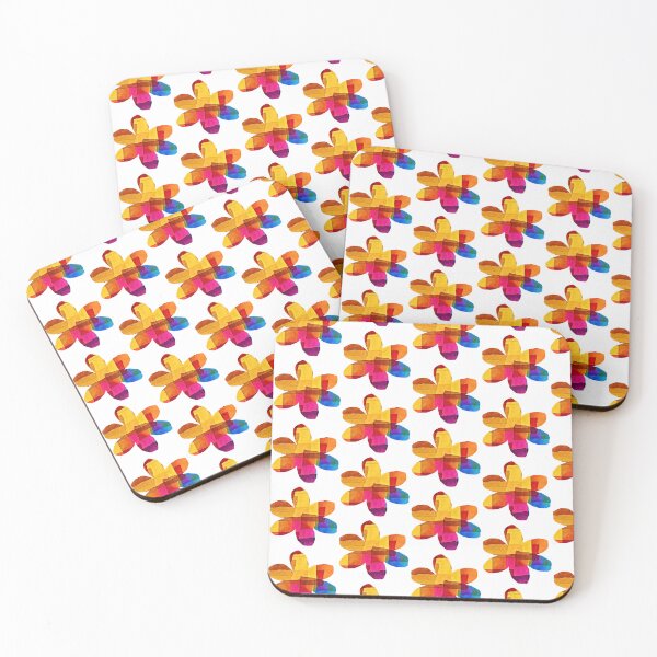 Item preview, colorful floral design, rainbow watercolor style designed and sold by OmStudioz .