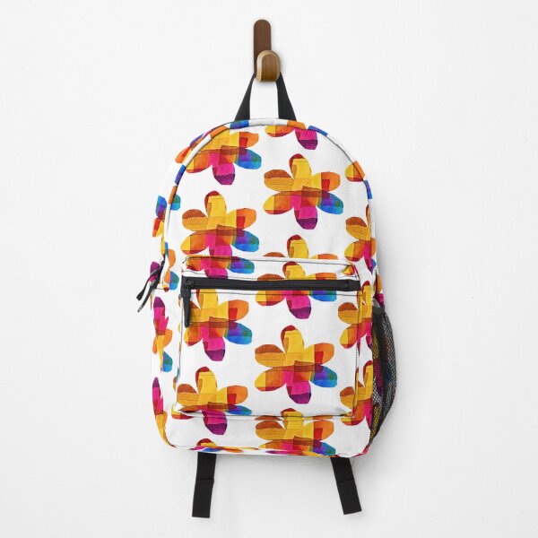 Item preview, colorful floral design, rainbow watercolor style designed and sold by OmStudioz .