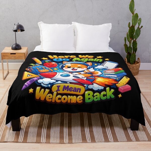 Item preview, Dog space Funny Here We Go Again Back To School Gift designed and sold by QuiteOrbit.