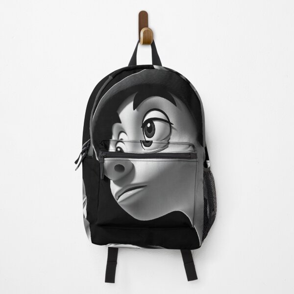 Item preview, Monochrome 3D Cartoon Character Portrait designed and sold by ARTWORKPIXELS.