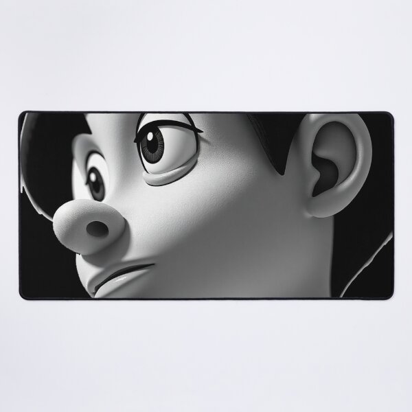 Artikelvorschau, Monochromes 3D-Cartoon-Charakterporträt entworfen und verkauft von ARTWORKPIXELS.