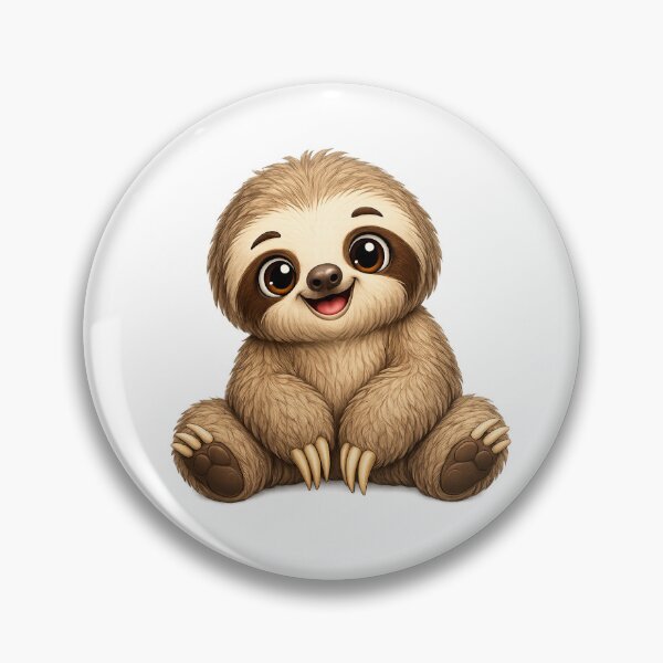 Item preview, Sloth Kawaii Cute Cartoon  designed and sold by BackgroundND.