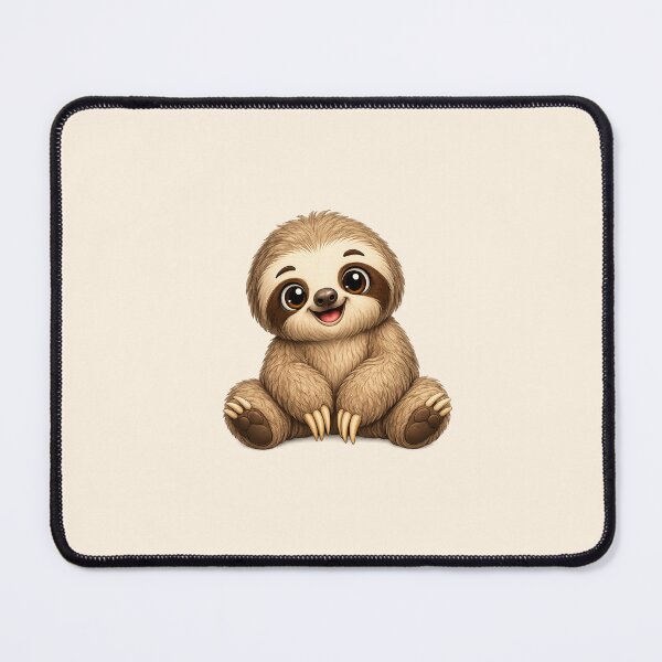 Item preview, Sloth Kawaii Cute Cartoon  designed and sold by BackgroundND.