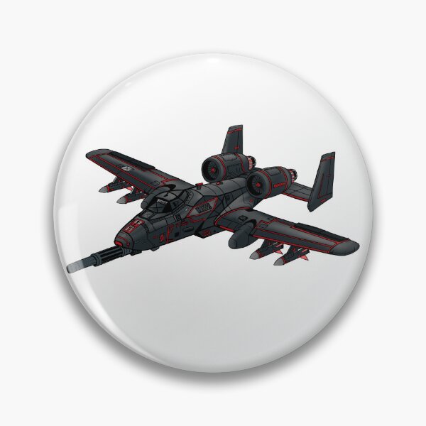 Item preview, A-10 Warthog Attack Jet Military Aircraft Dark Art designed and sold by Urban Muse And Sultry Hues.