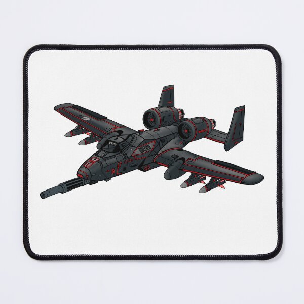 Item preview, A-10 Warthog Attack Jet Military Aircraft Dark Art designed and sold by Urban Muse And Sultry Hues.