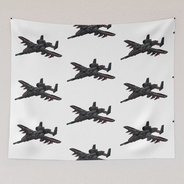 Item preview, A-10 Warthog Attack Jet Military Aircraft Dark Art designed and sold by Urban Muse And Sultry Hues.