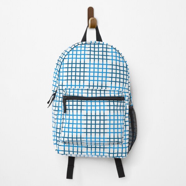 Item preview, Navy Blue Stripes Grid designed and sold by RebelCatStudios(RCS).