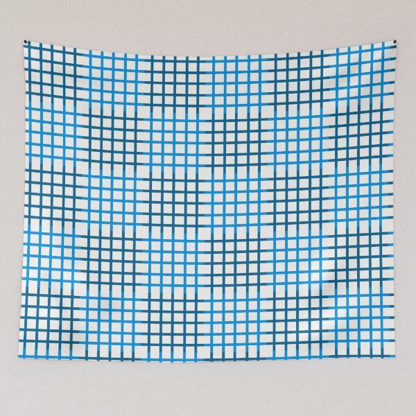 Item preview, Navy Blue Stripes Grid designed and sold by RebelCatStudios(RCS).