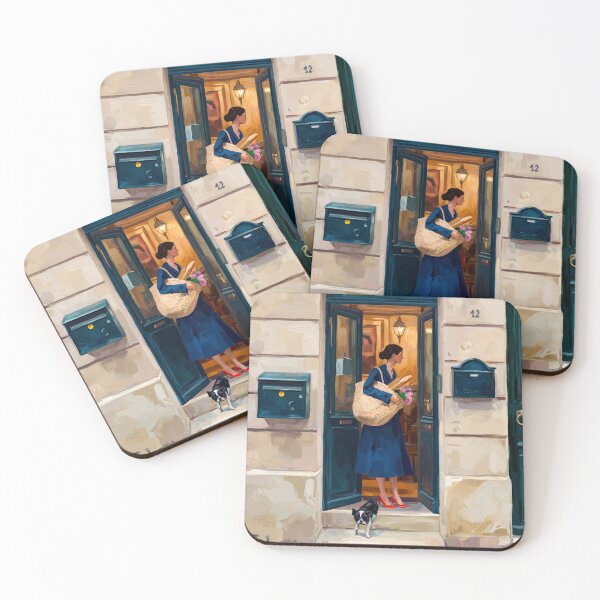 Item preview, French Bakery Wall Art – "Back from the Market" designed and sold by CARRAANN.