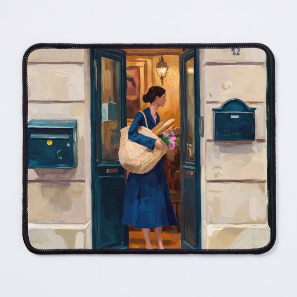 Item preview, French Bakery Wall Art – "Back from the Market" designed and sold by CARRAANN.