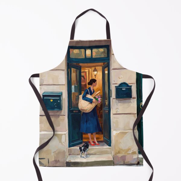 Item preview, French Bakery Wall Art – "Back from the Market" designed and sold by CARRAANN.