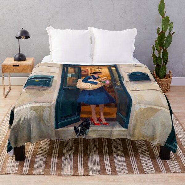 Item preview, French Bakery Wall Art – "Back from the Market" designed and sold by CARRAANN.