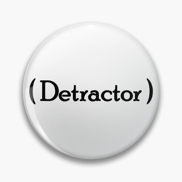 Item preview, Iconic Label - "Detractor" Black Lettering designed and sold by cousinbessie.