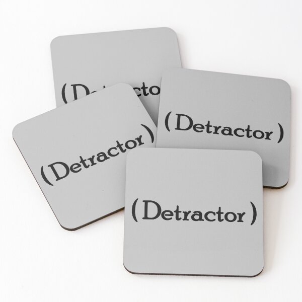 Item preview, Iconic Label - "Detractor" Black Lettering designed and sold by cousinbessie.