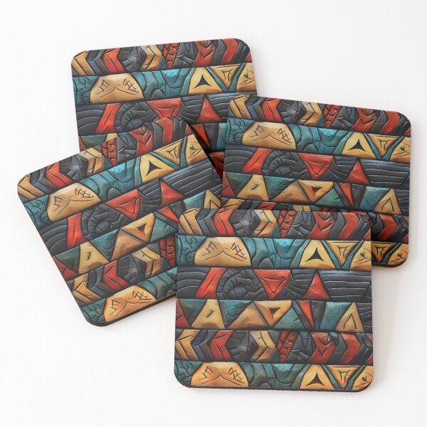 Item preview, Luxurious African-Inspired Colorful, Vibrant Cultural Designs Pattern designed and sold by DEC02.