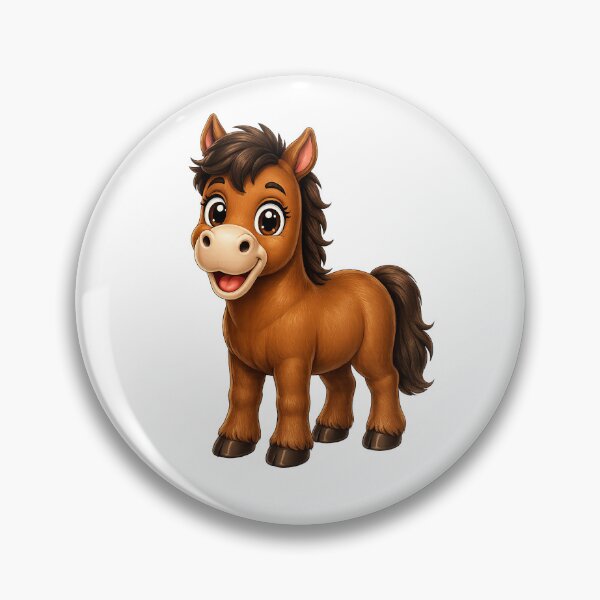 Item preview, Horse Kawaii Cute Cartoon  designed and sold by BackgroundND.
