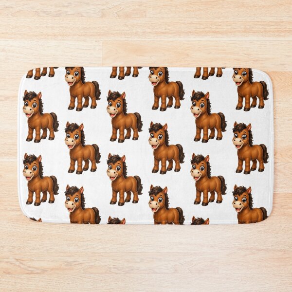 Item preview, Horse Kawaii Cute Cartoon  designed and sold by BackgroundND.
